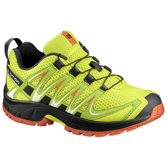Salomon Israel XA PRO 3D K - Kids Trail Running Shoes - Yellow (EOYR-35704)